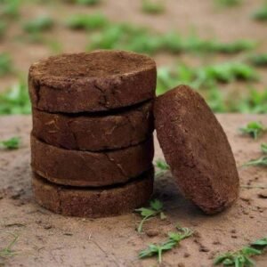 Pure Cow Dung Cakes (4” Diameter)